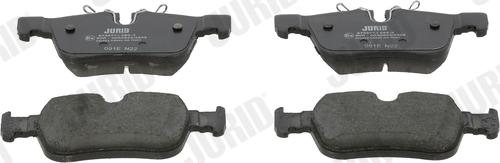 Jurid 573977J - Set placute frana,frana disc www.parts5.com