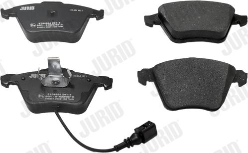 Jurid 573463J - Brake Pad Set, disc brake parts5.com