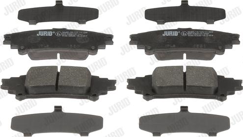 Jurid 573405J - Set placute frana,frana disc www.parts5.com