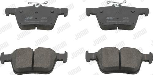 Jurid 573415J - Тормозные колодки, дисковые, комплект www.parts5.com