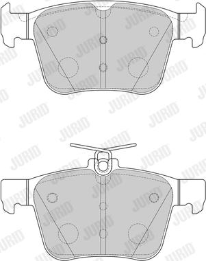 Jurid 573415J - Brake Pad Set, disc brake parts5.com