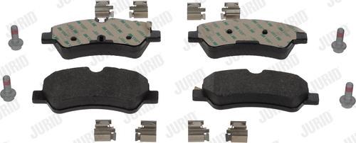 Jurid 573434J - Set placute frana,frana disc www.parts5.com