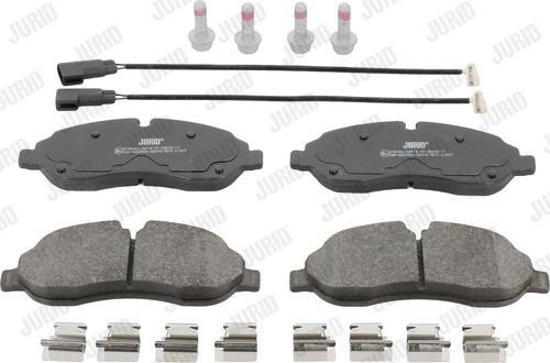 Jurid 573438J - Brake Pad Set, disc brake www.parts5.com