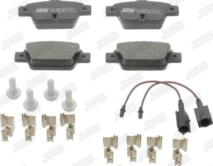 Jurid 573421J - Brake Pad Set, disc brake parts5.com