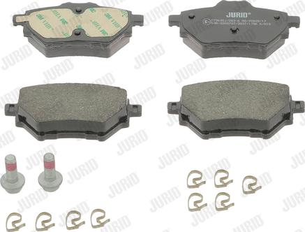 Jurid 573605J - Set placute frana,frana disc www.parts5.com