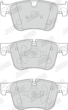 Jurid 573621J - Brake Pad Set, disc brake www.parts5.com