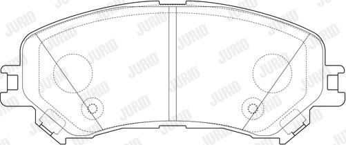 Jurid 573673J - Set placute frana,frana disc www.parts5.com