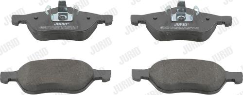 Jurid 573016J - Тормозные колодки, дисковые, комплект www.parts5.com