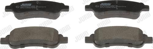 Jurid 573030D - Тормозные колодки, дисковые, комплект www.parts5.com