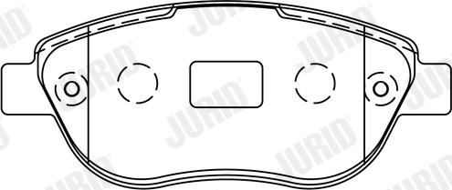 Jurid 573031J - Brake Pad Set, disc brake www.parts5.com