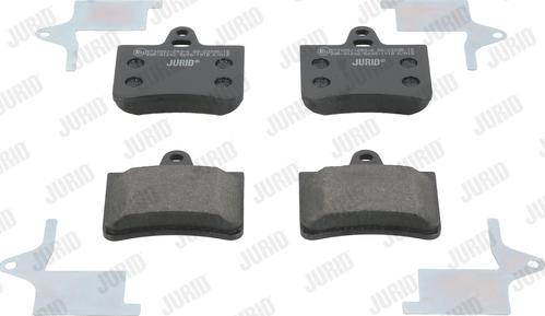 Jurid 573028J - Set placute frana,frana disc www.parts5.com