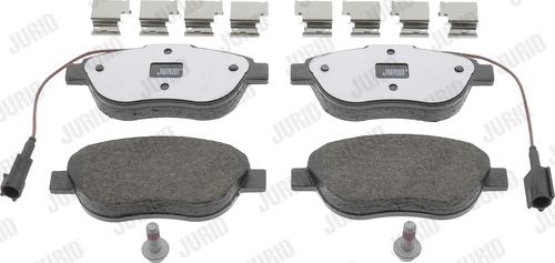 Jurid 573075J - Brake Pad Set, disc brake parts5.com