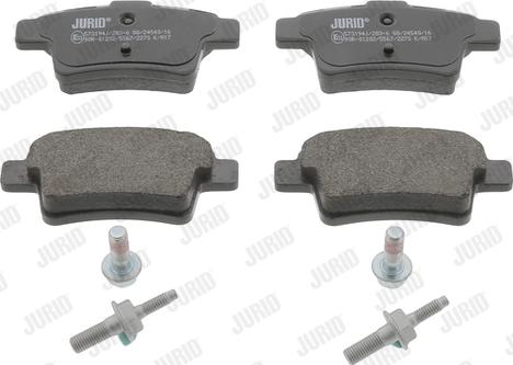 Jurid 573194J - Brake Pad Set, disc brake www.parts5.com