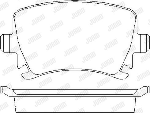 Jurid 573158JC - Piduriklotsi komplekt,ketaspidur www.parts5.com