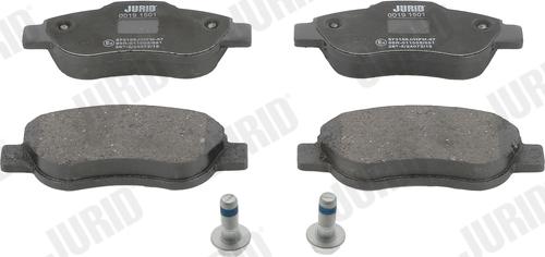 Jurid 573168J - Set placute frana,frana disc www.parts5.com