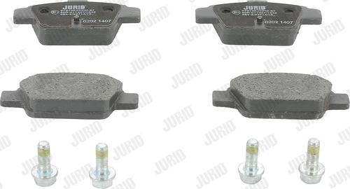 Jurid 573105J - Тормозные колодки, дисковые, комплект www.parts5.com