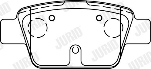 Jurid 573105J - Brake Pad Set, disc brake parts5.com