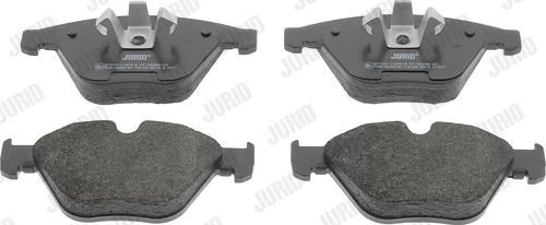 Jurid 573181J - Тормозные колодки, дисковые, комплект www.parts5.com