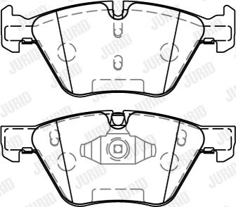 Jurid 573187J - Set placute frana,frana disc www.parts5.com