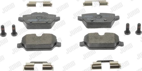 Jurid 573136JC - Тормозные колодки, дисковые, комплект www.parts5.com