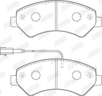 Jurid 573849J - Set placute frana,frana disc www.parts5.com