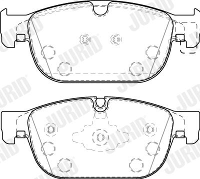 Jurid 573859J - Set placute frana,frana disc www.parts5.com