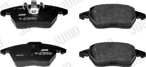 Jurid 573852J - Brake Pad Set, disc brake parts5.com