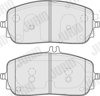 Jurid 573882J - Σετ τακάκια, δισκόφρενα www.parts5.com