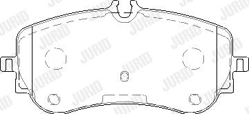 Jurid 573832J - Brake Pad Set, disc brake www.parts5.com