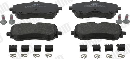 Jurid 573832J - Brake Pad Set, disc brake www.parts5.com