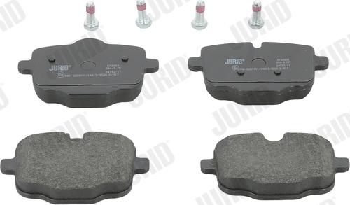 Jurid 573353J - Brake Pad Set, disc brake parts5.com