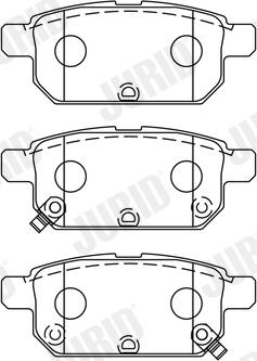 Jurid 573384J - Set placute frana,frana disc www.parts5.com