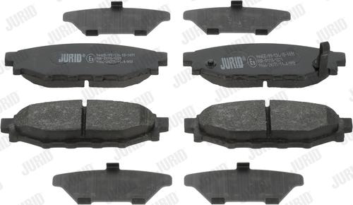 Jurid 573380J - Brake Pad Set, disc brake www.parts5.com