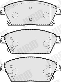 Jurid 573325J - Set placute frana,frana disc www.parts5.com