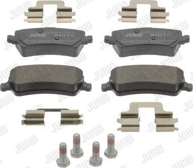 Jurid 573250JC - Тормозные колодки, дисковые, комплект www.parts5.com