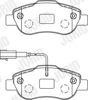 Jurid 573266J - Set placute frana,frana disc www.parts5.com