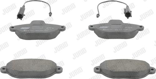 Jurid 573267J - Set placute frana,frana disc www.parts5.com