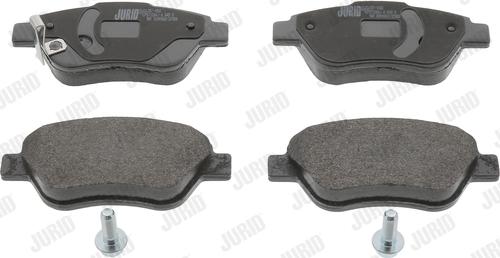 Jurid 573204J - Set placute frana,frana disc www.parts5.com