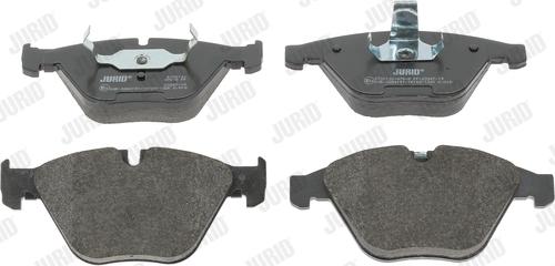 Jurid 573210J - Тормозные колодки, дисковые, комплект www.parts5.com