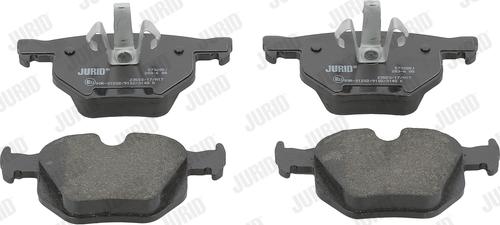 Jurid 573285J - Set placute frana,frana disc www.parts5.com