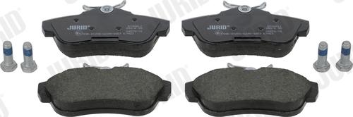 Jurid 573281J - Set placute frana,frana disc www.parts5.com