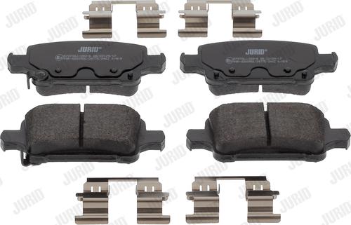 Jurid 573706J - Brake Pad Set, disc brake www.parts5.com