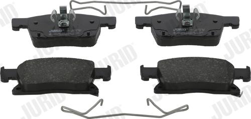 Jurid 573702J - Brake Pad Set, disc brake www.parts5.com