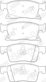 Jurid 573702J - Brake Pad Set, disc brake www.parts5.com