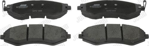 Jurid 572408J - Brake Pad Set, disc brake www.parts5.com