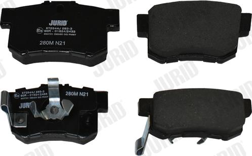 Jurid 572544J - Σετ τακάκια, δισκόφρενα www.parts5.com