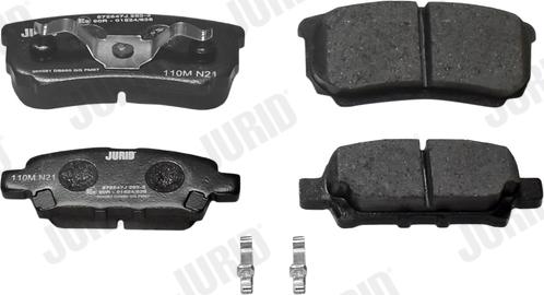 Jurid 572547J - Brake Pad Set, disc brake www.parts5.com