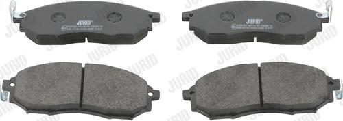 Jurid 572575J - Brake Pad Set, disc brake parts5.com