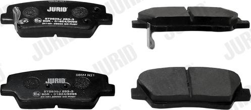 Jurid 572639J - Brake Pad Set, disc brake www.parts5.com