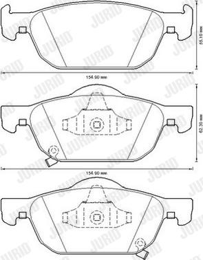 Jurid 572624JC - Jarrupala, levyjarru www.parts5.com